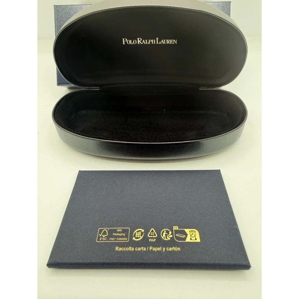 Polo Ralph Lauren Eyeglasses Sunglasses Case Box Authentic Black EUC Set
